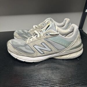 New Balance 990v5 Made In USA Gray Sneakers Mens Size 11 4E Wide